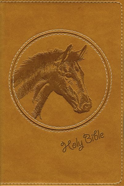 NIV, Wild About Horses, Imitation Leather, Tan - 8154