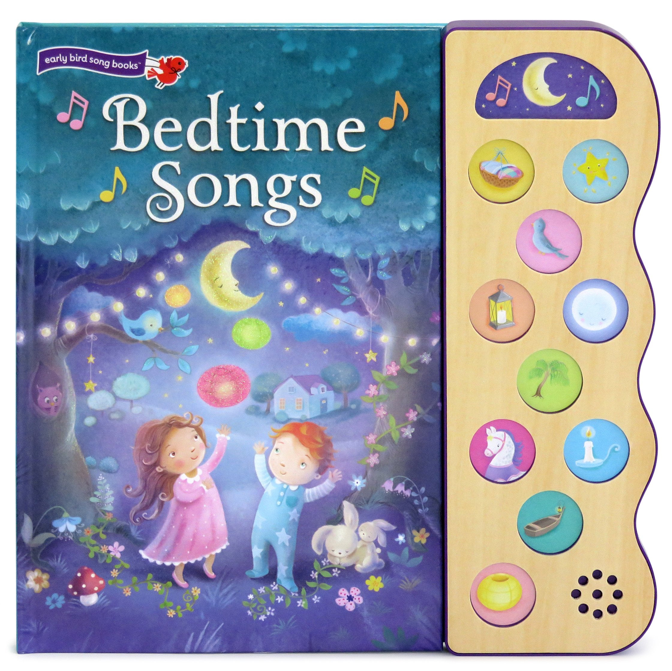 Bedtime Songs: 11-Button Interactive Children's Sound Book (Early Bird Song) - 7081