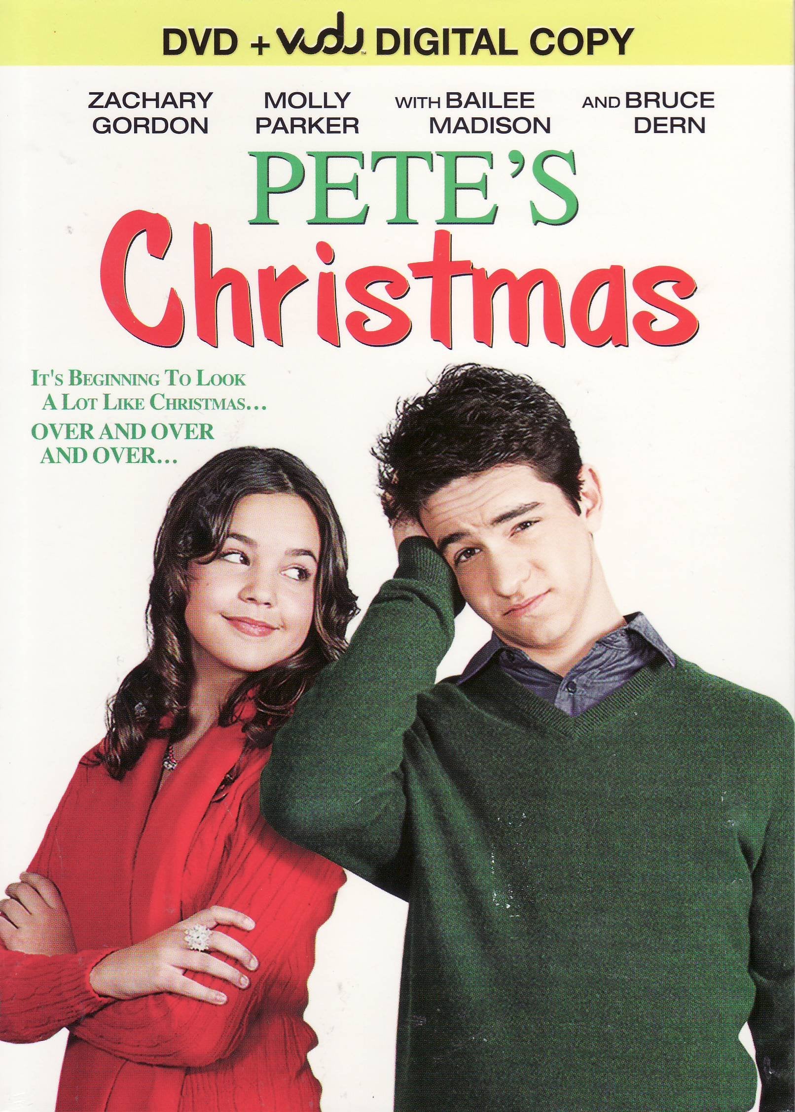 Pete's Christmas DVD + VUDU Digital Copy (2013) Zachary Gordon, Molly Parker, Bailee Madison, Bruce Dern - 2410