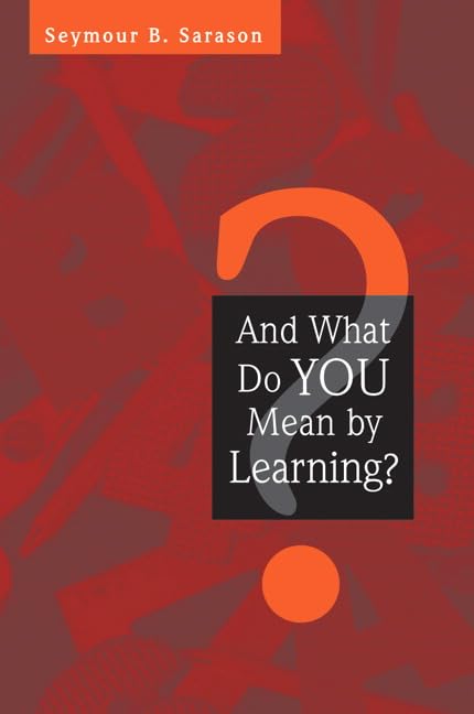 And What Do You Mean by Learning? - 9227