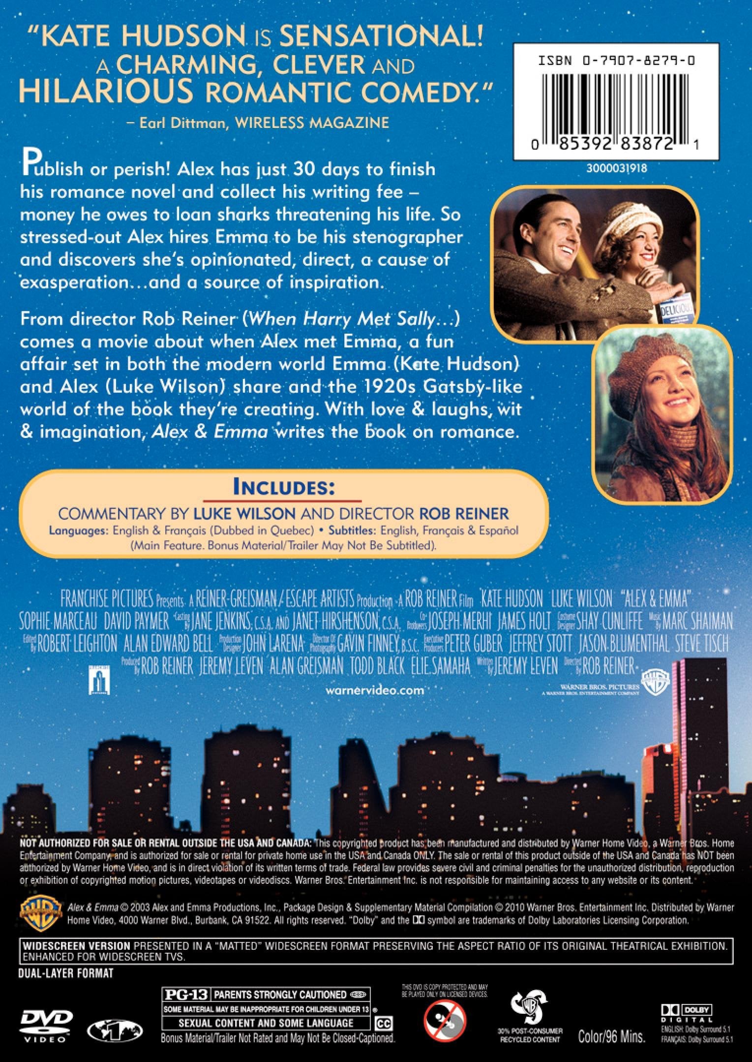 Alex & Emma (Widescreen Edition) - 1059