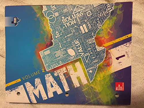 Texas TEKS Math Course 1 Volume 2 - 4872