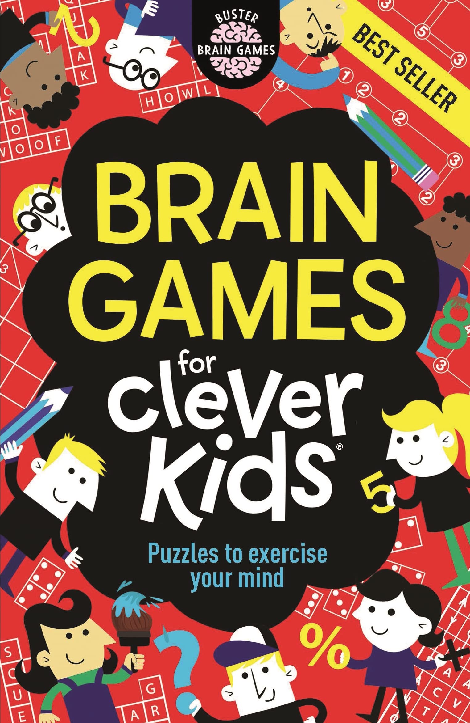 Brain Games for Clever Kids: Puzzles to Exercise Your Mind (Buster Brain Games) - 8184