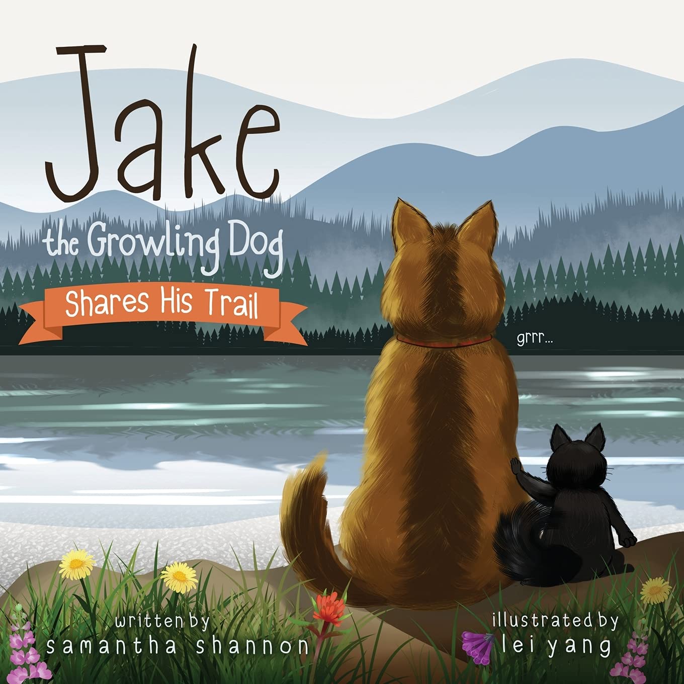 Jake the Growling Dog Shares His Trail: A Children's Picture Book about Sharing, Disability Awareness, Kindness, and Overcoming Fears - 4461