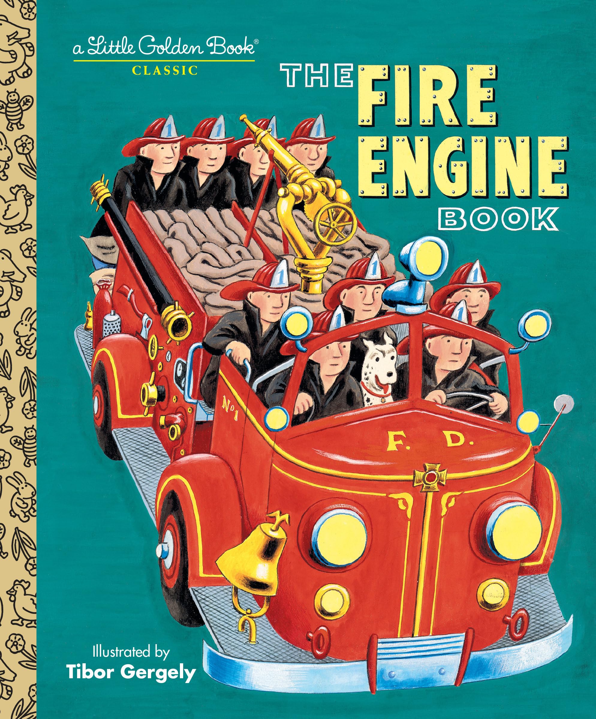 The Fire Engine Book (Little Golden Book) - 8263