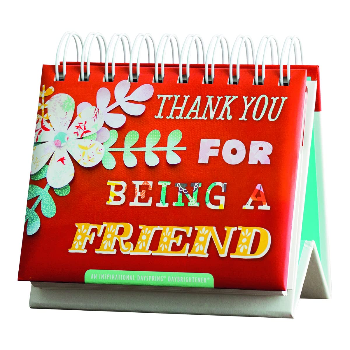 Thank You for Being a Friend - An Inspirational DaySpring DayBrightener - Perpetual Calendar - 8033