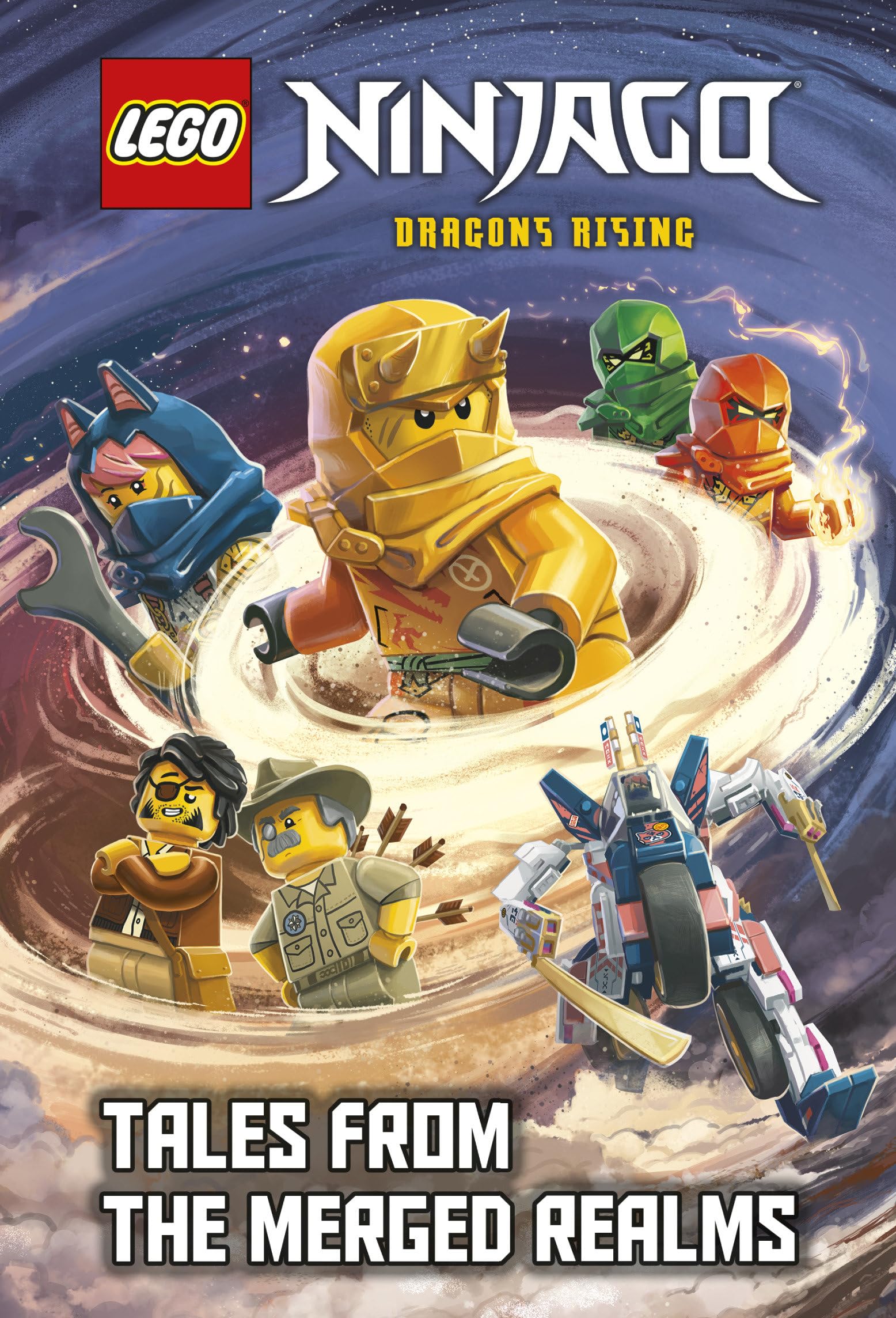 Tales from the Merged Realms (LEGO Ninjago: Dragons Rising) (A Stepping Stone Book) - 3074