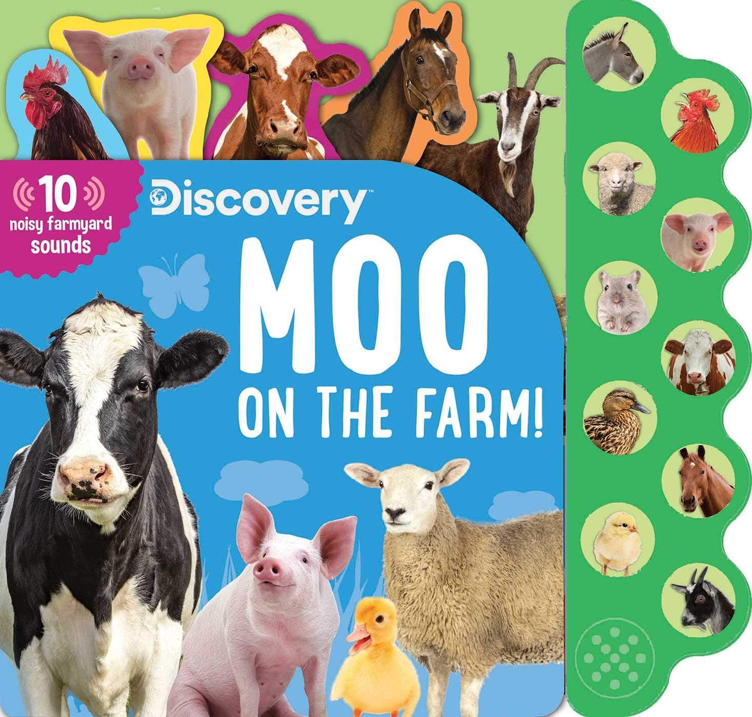 Discovery: Moo on the Farm! (10-Button Sound Books) - 1396