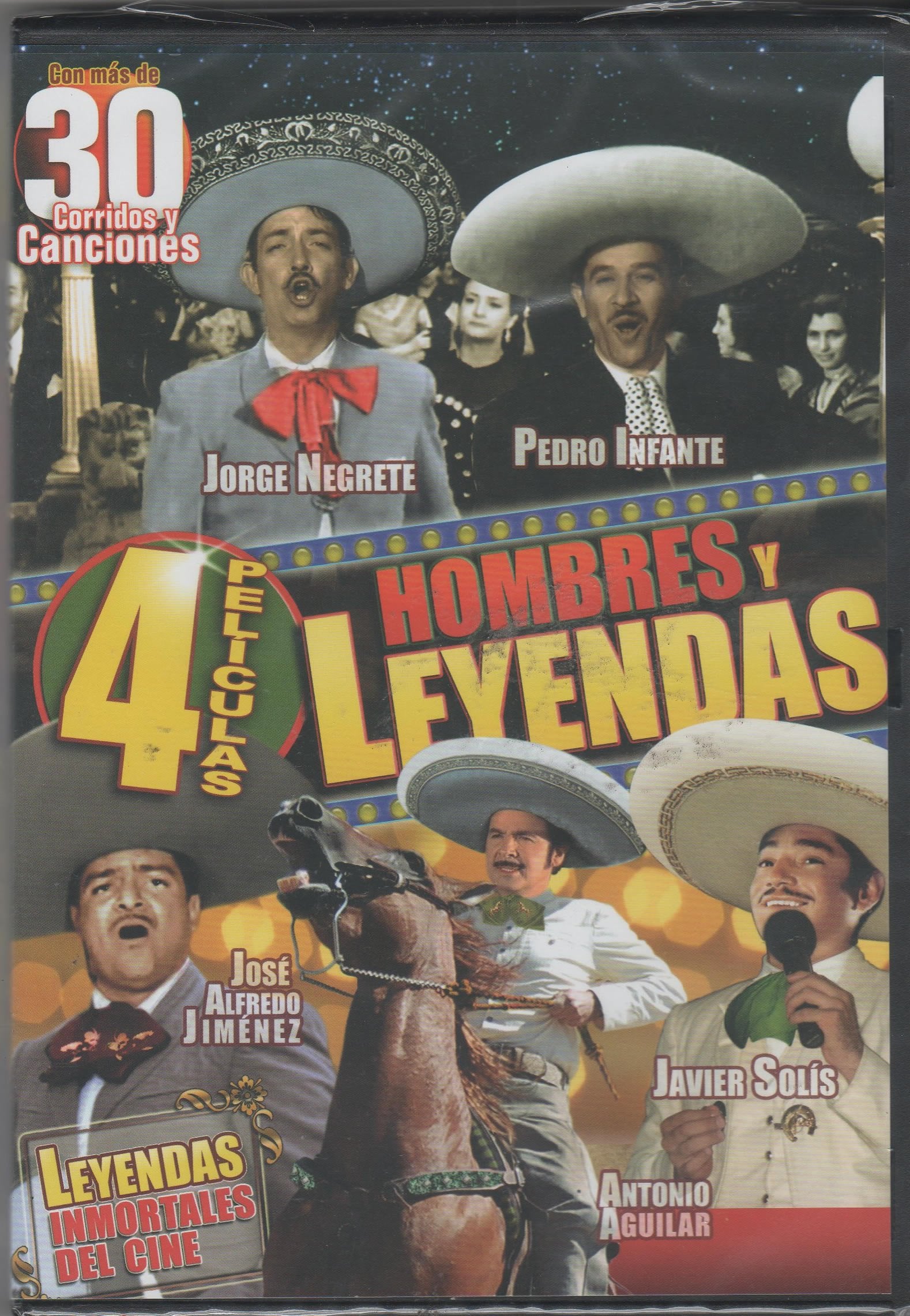 4 Peliculas Hombres Y Leyendas [El Charro Inmortal & La Razon De La Culpa Y Mas...] - 9994