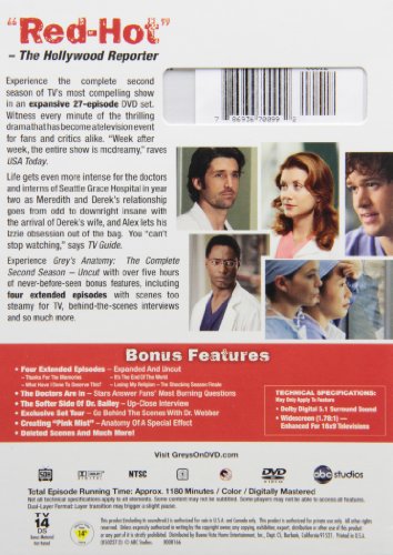 GREY'S ANATOMY: SEASON 2 (UNCUT) - 6831