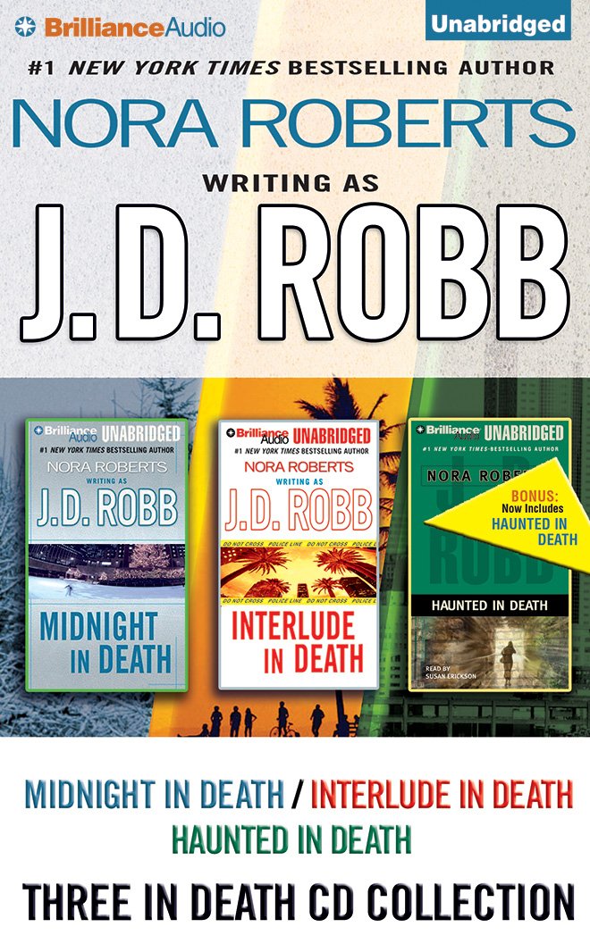 J. D. Robb 3-in-1 Novellas Collection: Midnight in Death, Interlude in Death, Haunted in Death (In Death Series) - 5533