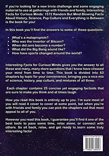 Interesting Facts For Curious Minds: 1572 Random But Mind-Blowing Facts About History, Science, Pop Culture And Everything In Between - 3381