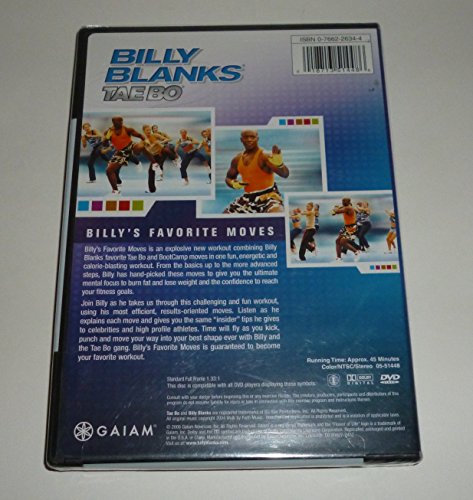 Billy Blanks - Tae Bo - Billy's Favorite Moves [DVD] - 3809