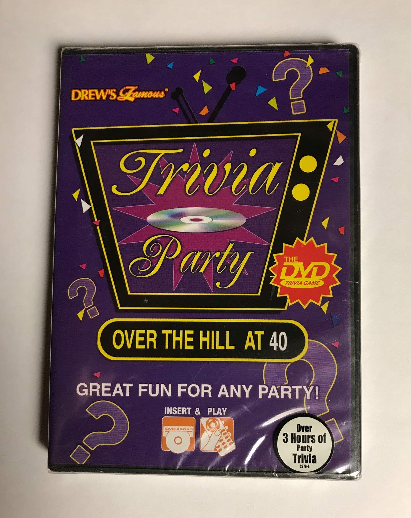 Drew's Famous Trivia Party Game: Over the Hill 40 [DVD] - 4132