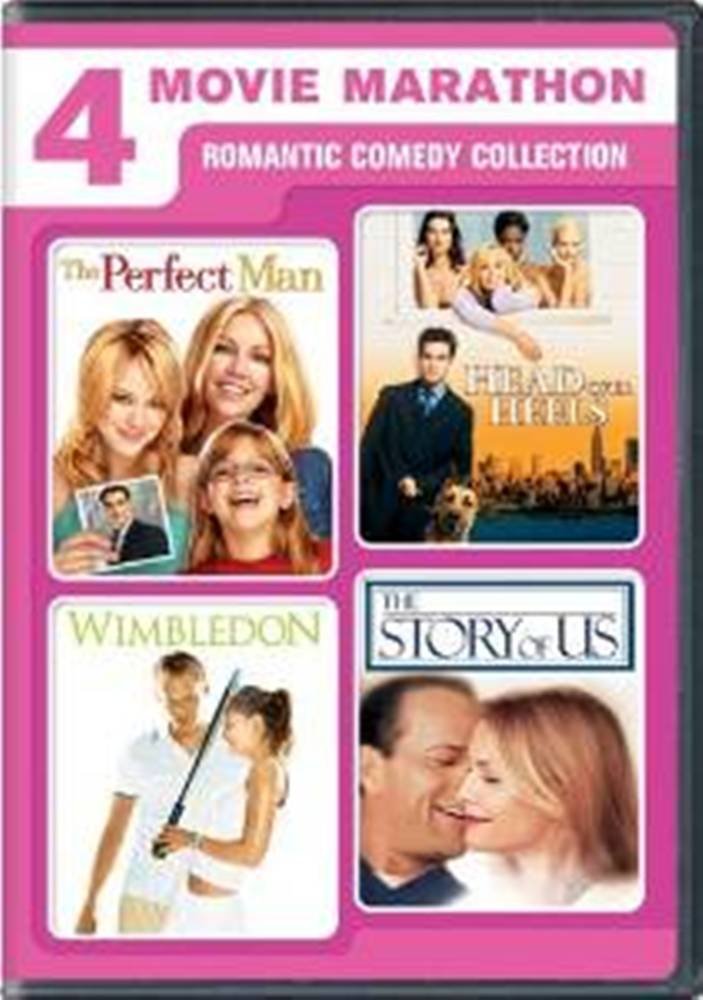 4 Movie Marathon: Romantic Comedy Collection (The Perfect Man / Head Over Heels / Wimbledon / The Story of Us) - 9658