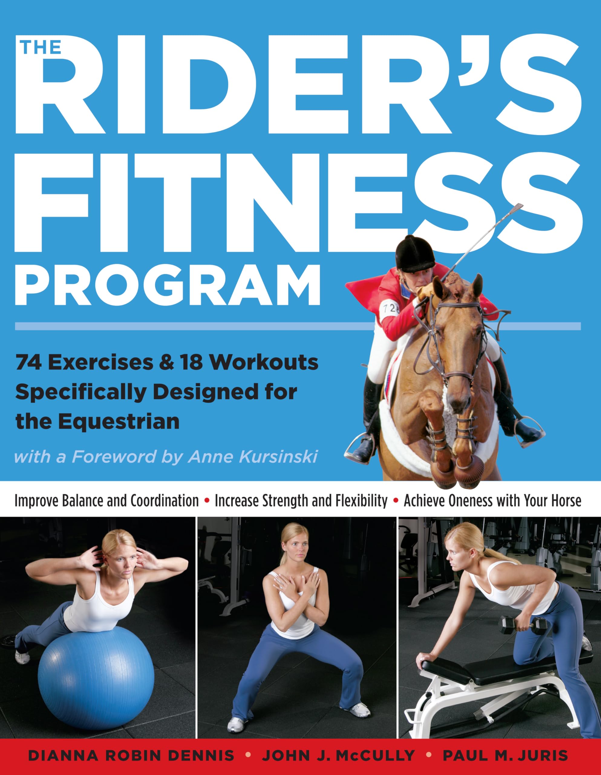 The Rider's Fitness Program: 74 Exercises & 18 Workouts Specifically Designed for the Equestrian - 7873