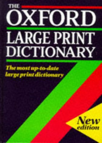 The Oxford Large Print Dictionary - 3435