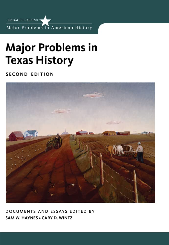 Major Problems in Texas History (Major Problems in American History) - 4837