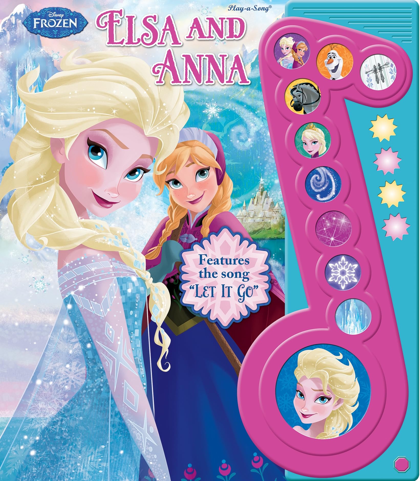 Disney Frozen - Elsa and Anna Sound Song Book with Let It Go - Play-a-Song - PI Kids - 7804