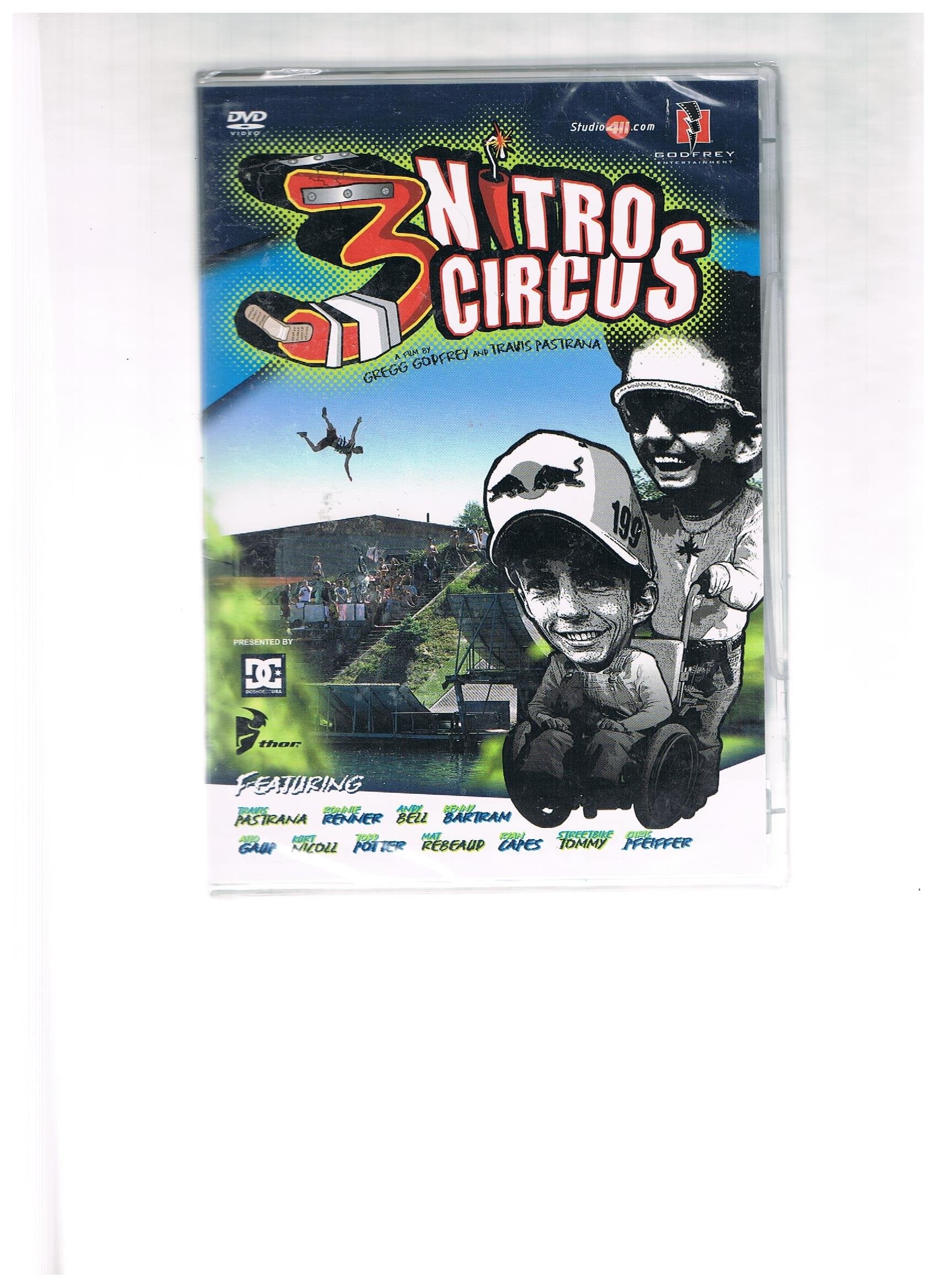 Nitro Circus 3 Motocross Travis Pastrana DVD Video - 2073