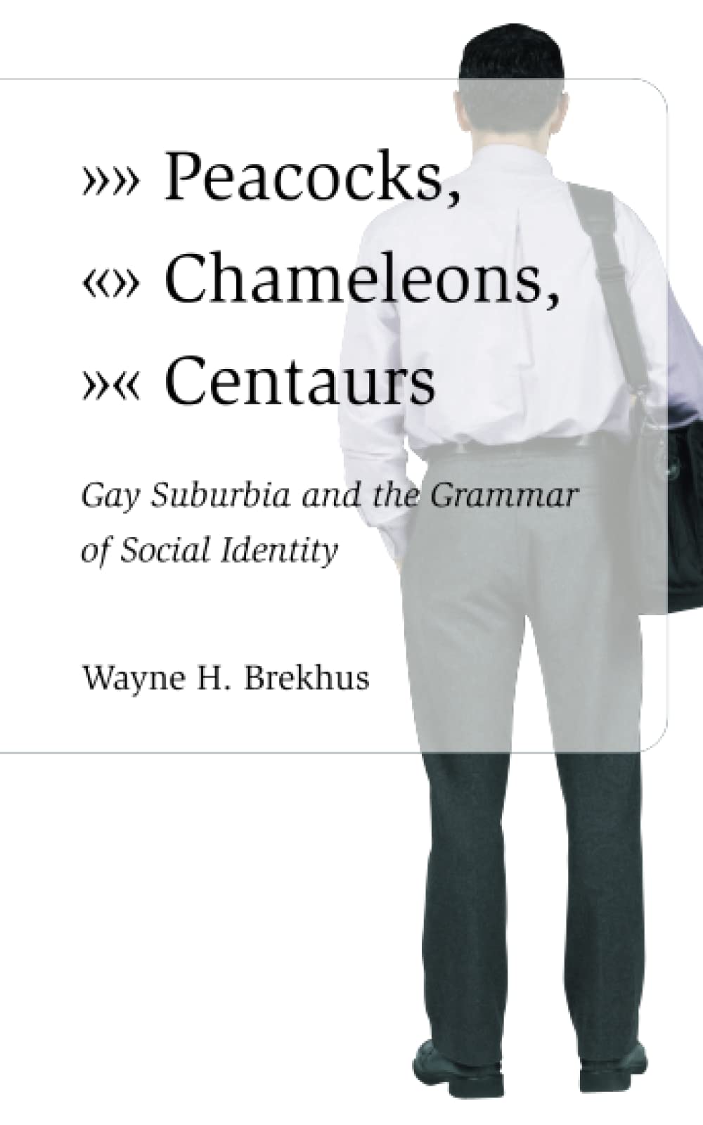 Peacocks, Chameleons, Centaurs: Gay Suburbia and the Grammar of Social Identity - 2262