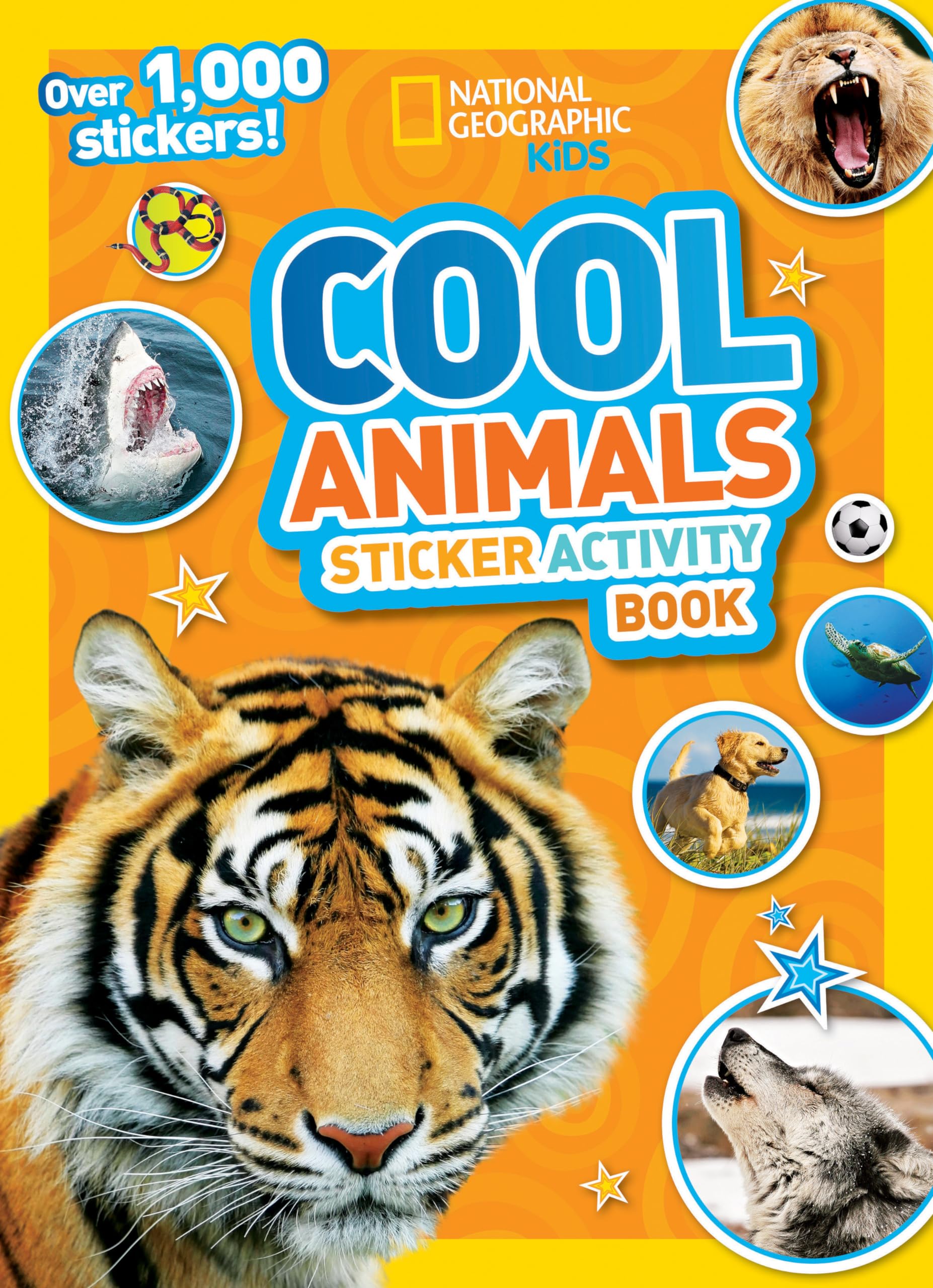 National Geographic Kids Cool Animals Sticker Activity Book: Over 1,000 stickers! - 1229