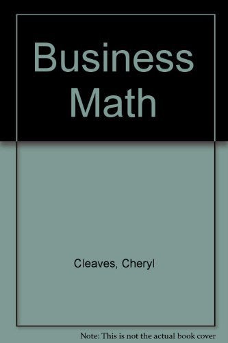 Business Math - 1098