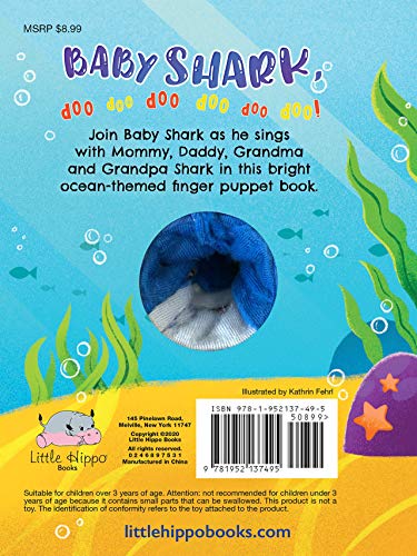 Baby Shark - Finger Puppet Board Book - Novelty - 2387