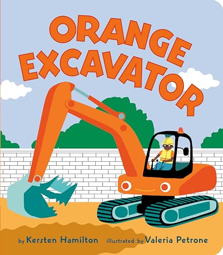 ORANGE EXCAVATOR (RED TRUCK AND - 8817