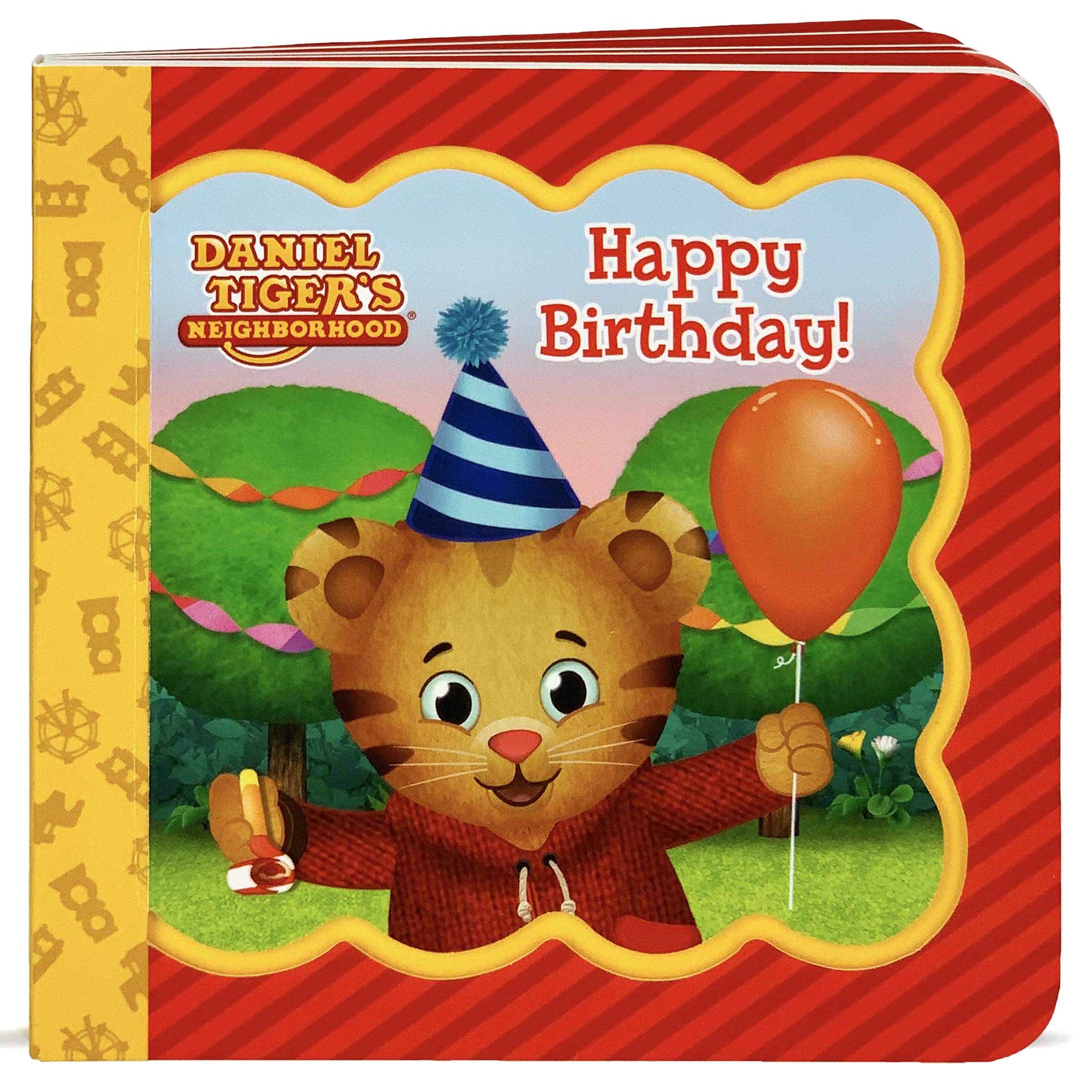 Daniel Tiger Happy Birthday: Little Bird Greetings, Greeting Card Board Book with Personalization Flap, Gifts for Birthdays - 6700