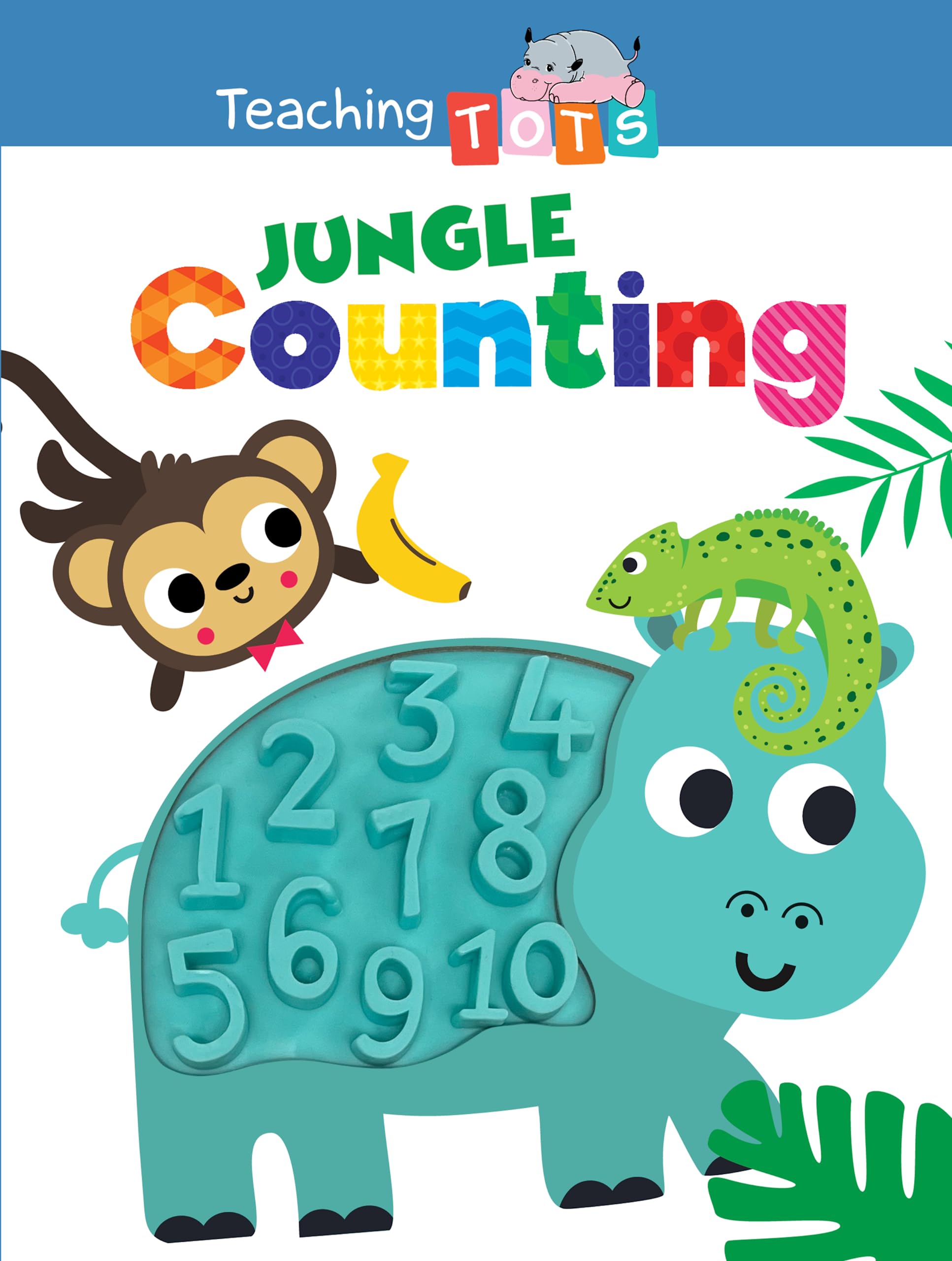 Jungle Counting - Silicone Touch and Feel Board Book - Sensory Board Book - 9805