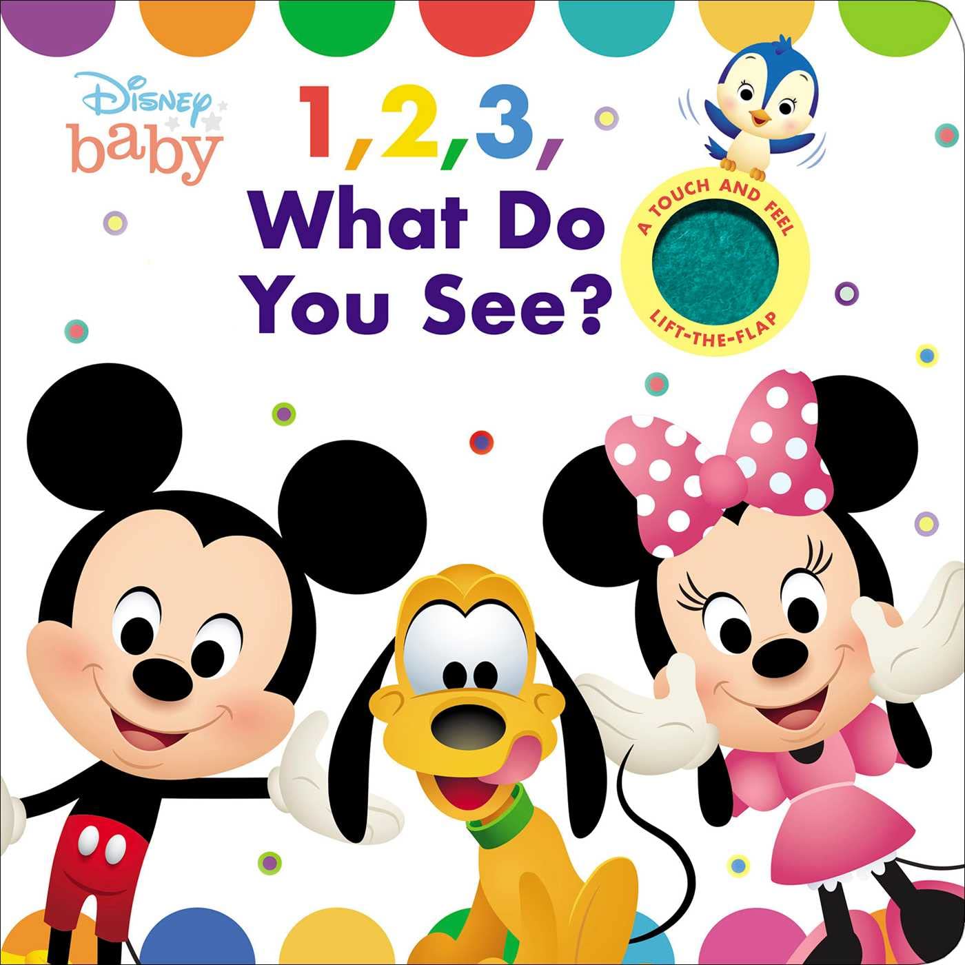 Disney Baby: 1, 2, 3 What Do You See? (Cloth Flaps) - 3897