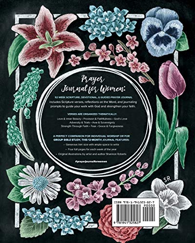 Prayer Journal for Women: 52 Week Scripture, Devotional & Guided Prayer Journal - 5882