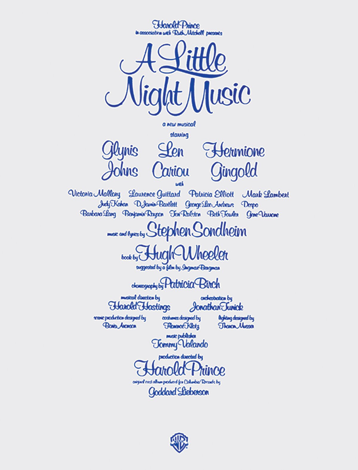 A Little Night Music (Piano Vocal Score) - 8841