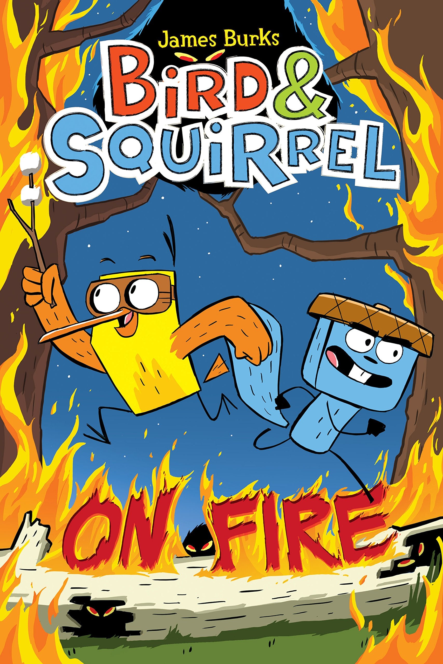 Bird & Squirrel On Fire: A Graphic Novel (Bird & Squirrel #4) - 4430