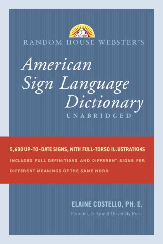 Random House Webster's Unabridged American Sign Language Dictionary - 1183