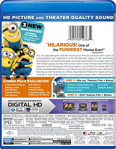 DESPICABLE ME 2 [BLU-RAY] - 5630