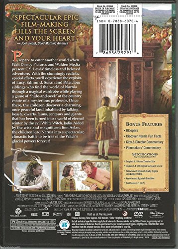 The Chronicles of Narnia - The Lion, the Witch and the Wardrobe (Full Screen Edition) - 8609