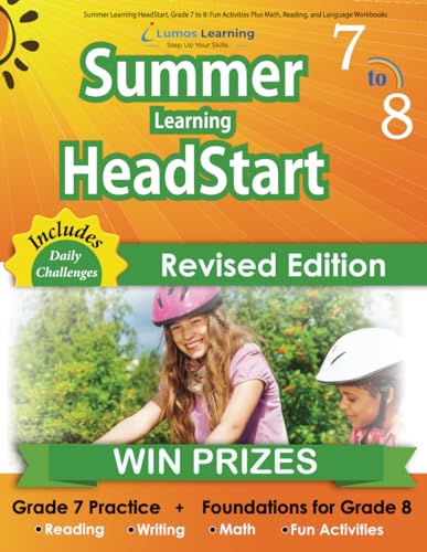 Summer Learning HeadStart, Grade 7 to 8: Fun Activities Plus Math, Reading, and Language Workbooks: Bridge to Success with Common Core Aligned ... (Summer Learning HeadStart by Lumos Learning) - 522