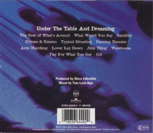 Under the Table & Dreaming by Dave Matthews Band (1994) - 2162