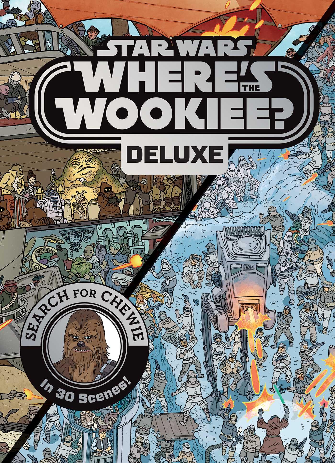 Star Wars: Where's the Wookiee? Deluxe: Search for Chewie in 30 Scenes! (Star Wars Search and Find) - 5903