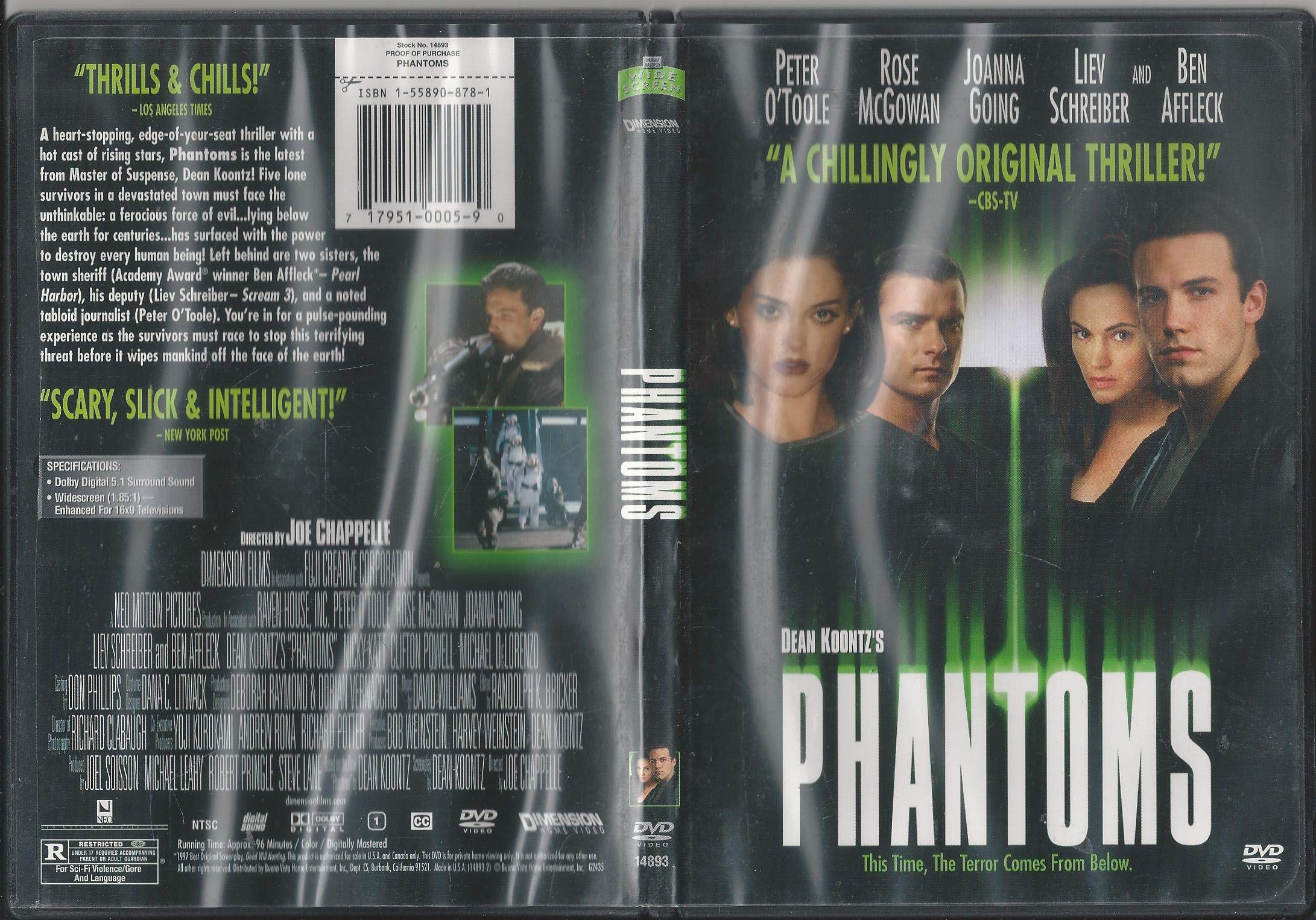 Phantoms [DVD] - 2853