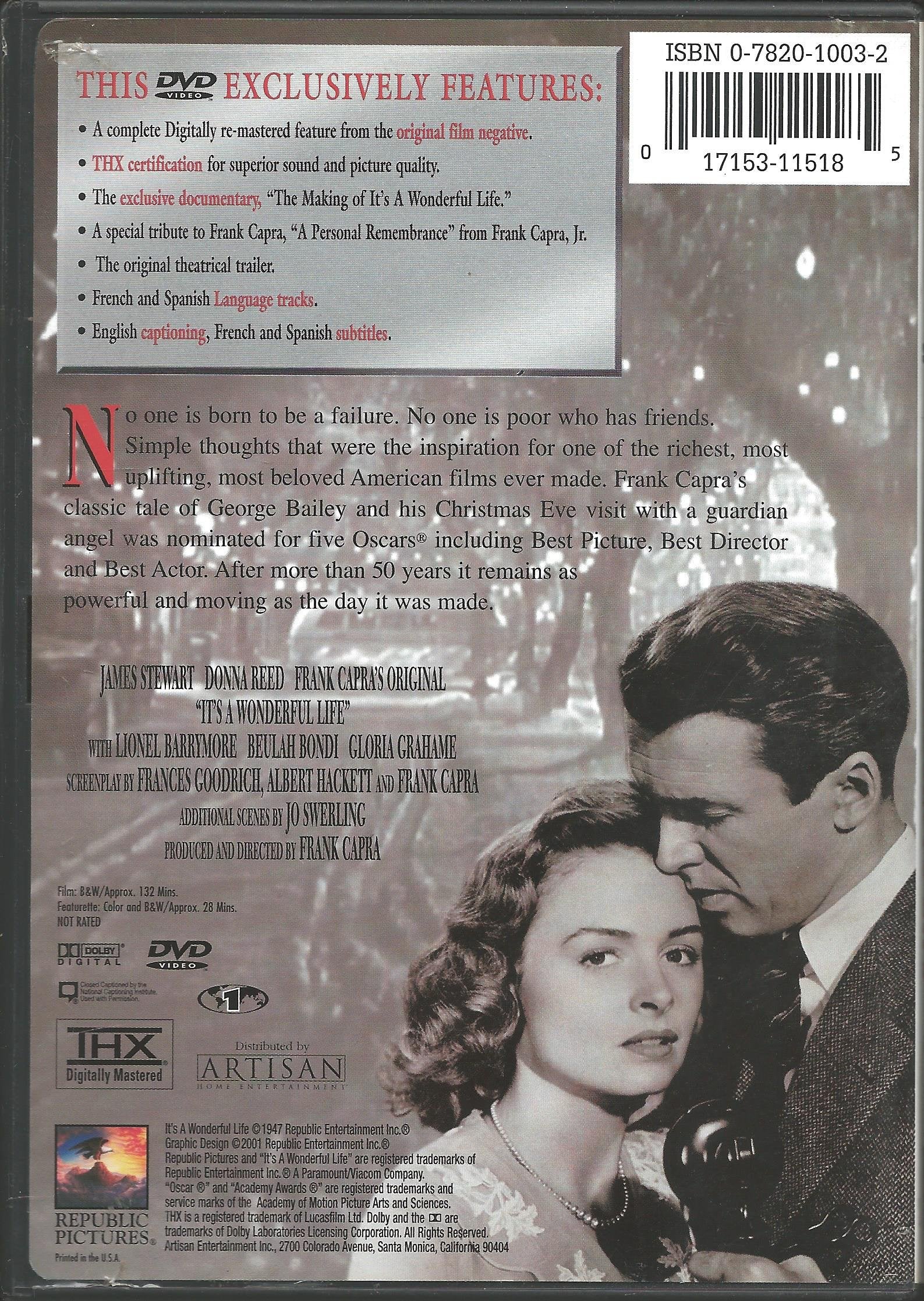 It's a Wonderful Life [DVD] - 9819