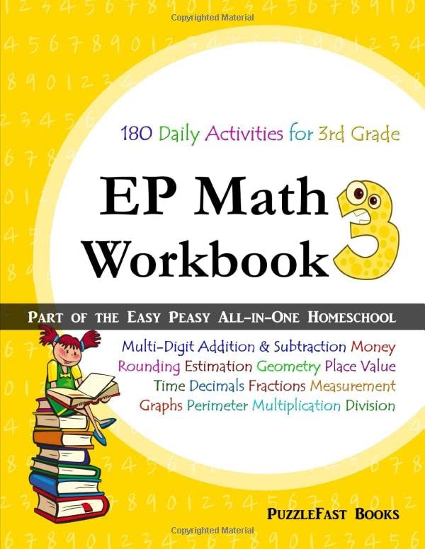 EP Math 3 Workbook: Part of the Easy Peasy All-in-One Homeschool - 2083