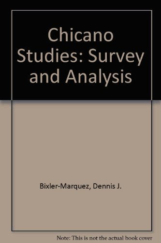 Chicano Studies: Survey and Analysis - 6569