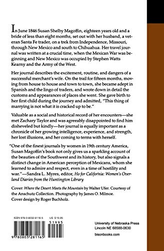 Down the Santa Fe Trail and into Mexico: The Diary of Susan Shelby Magoffin, 1846-1847 (Yale Western Americana Paperbound, Yw-3.) - 682