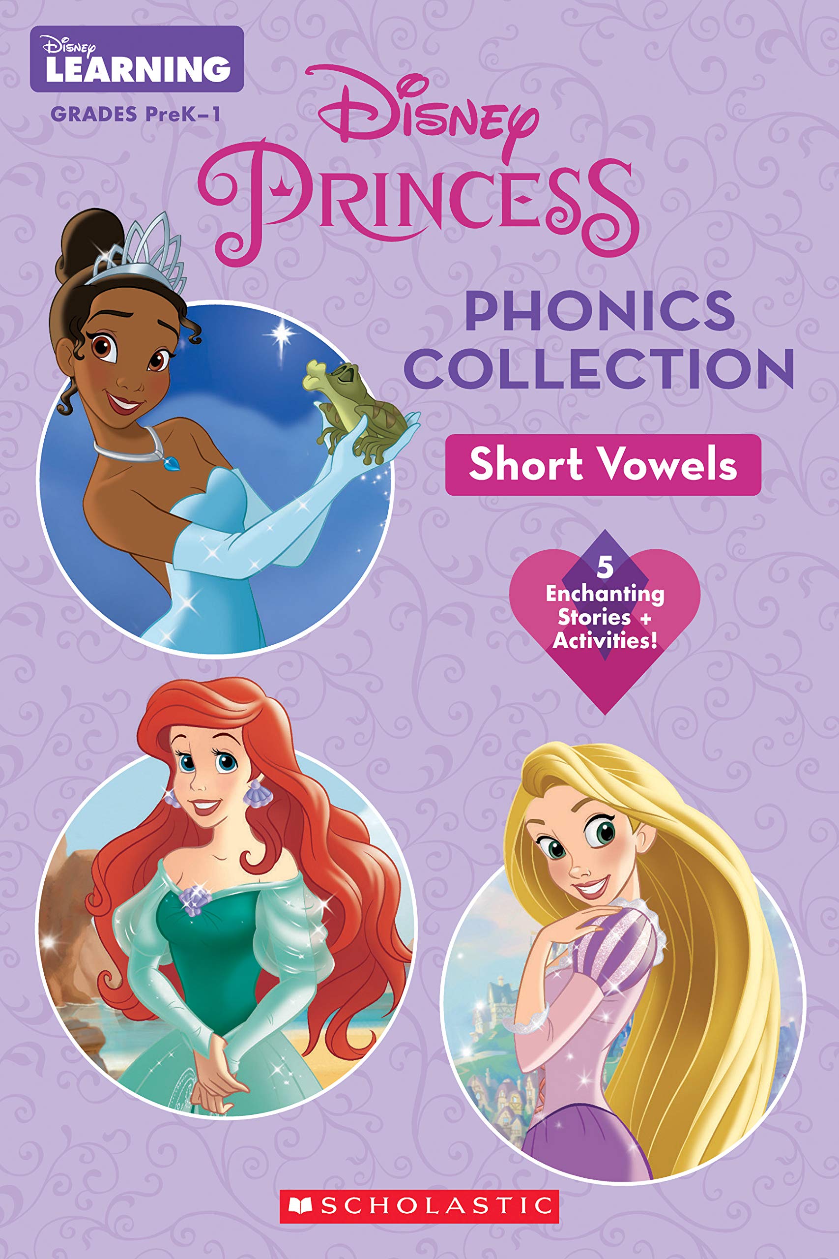 Disney Princess Phonics Collection: Short Vowels (Disney Learning: Bind-up) - 3464