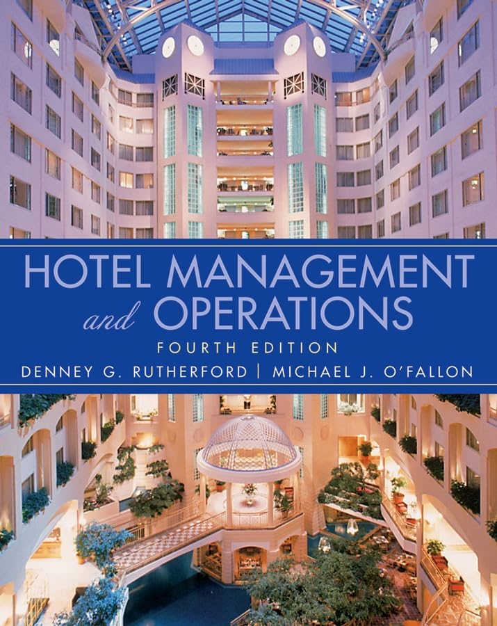 Hotel Management and Operations - 4632