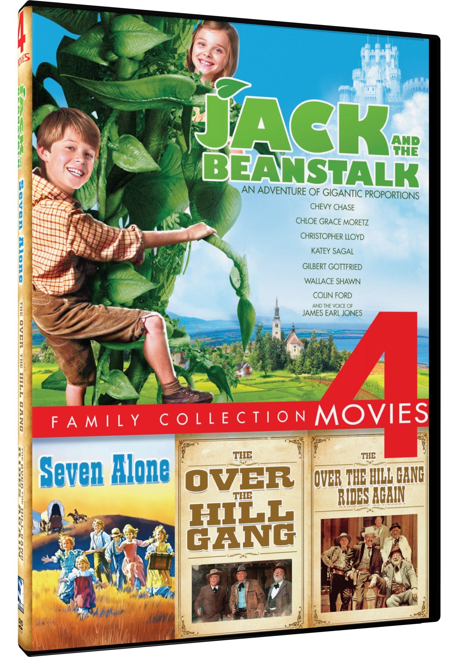 Jack and the Beanstalk/Over the Hill Gang/Over the Hill Gang Rides Again/Seven Alone - 4-pack - 8064