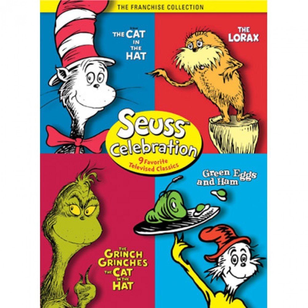 Seuss Celebration (The Grinch Grinches the Cat in the Hat / The Cat in the Hat / Green Eggs and Ham / The Lorax) [DVD] - 8725